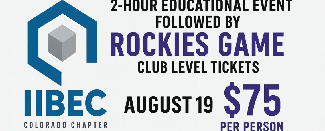 IIBEC Colorado – Night at the Rockies!