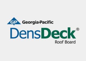 Georgia-Pacific, DensDeck Roof Board logo.