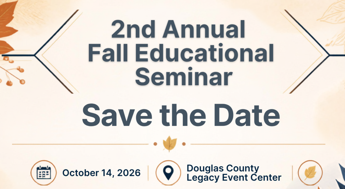 2nd Annual Fall Seminar – SAVE THE DATE!