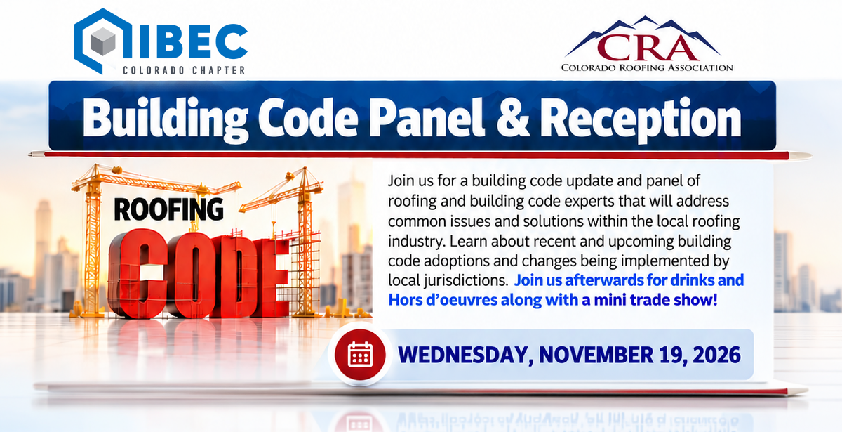 Fall Building Code Panel & Reception