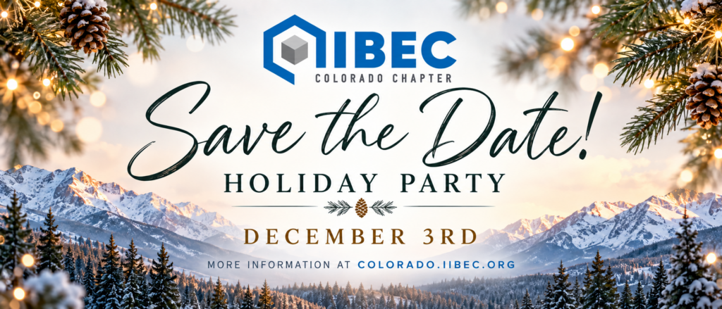 December 3rd Update IIBEC Holiday Party Save the Date